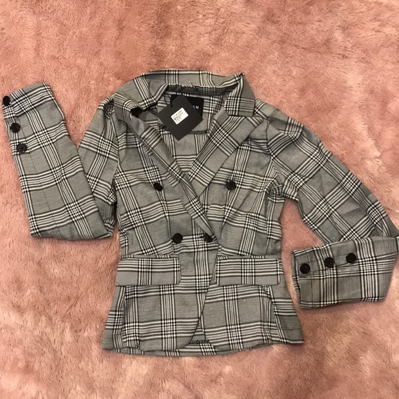 1 LEFT! Cassie Double Breasted Cropped Jacket - Picture 5 of 8